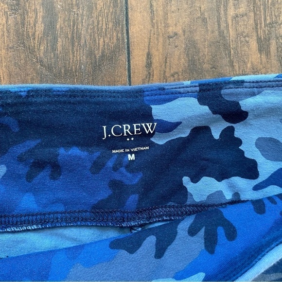 J. Crew Blue Camo Capri Leggings - Picture 4 of 8